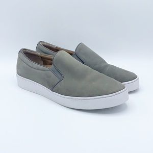 Vionic Splendid Midi Women's Grey Nubuck Slip-On Sneaker